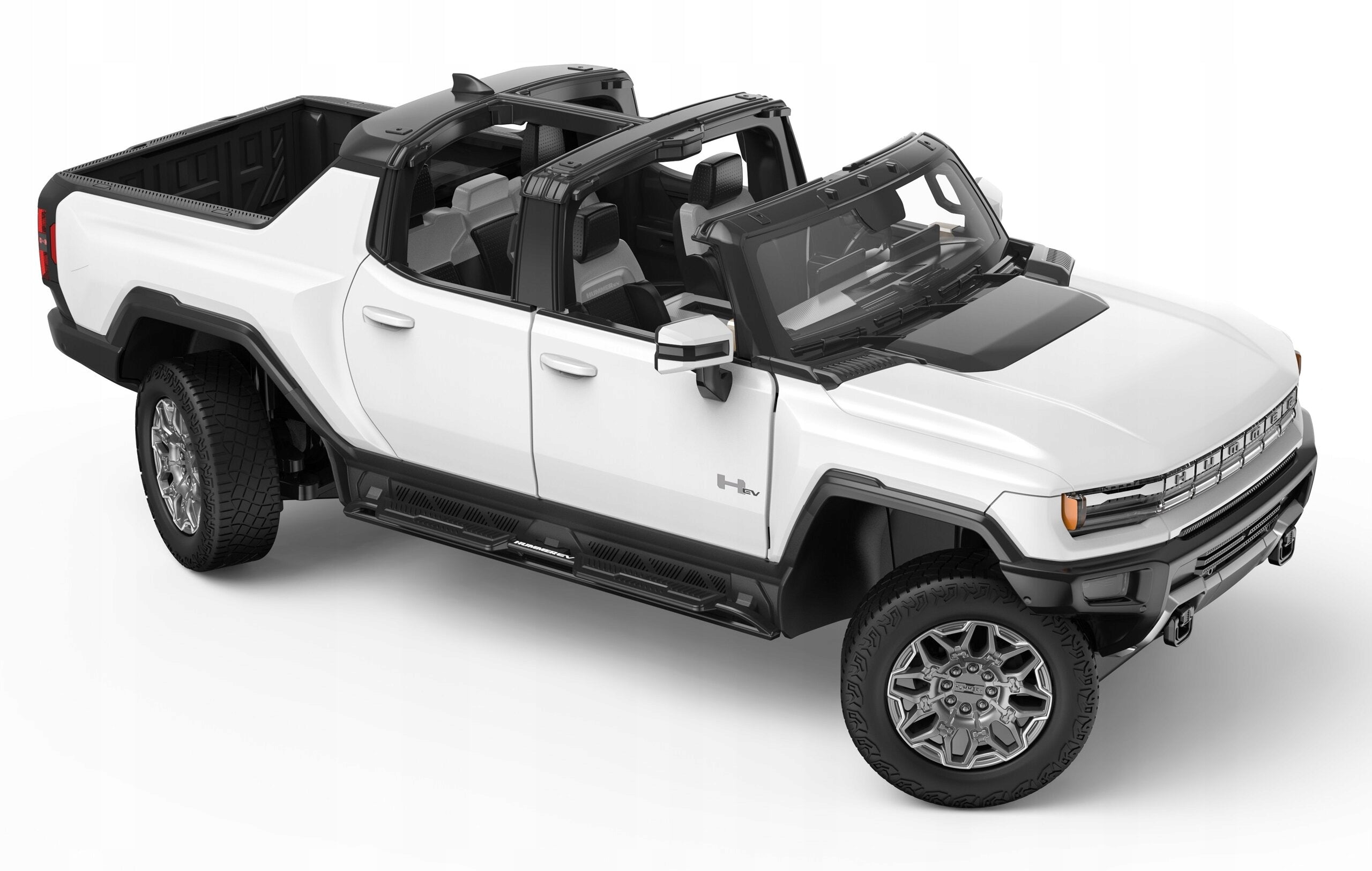 REMOTE CONTROLLED OFF-ROAD CAR 4x4 AUTO RC REMOTE CONTROL LARGE HUMMER WHITE Manufacturer code Hummer EV 93000