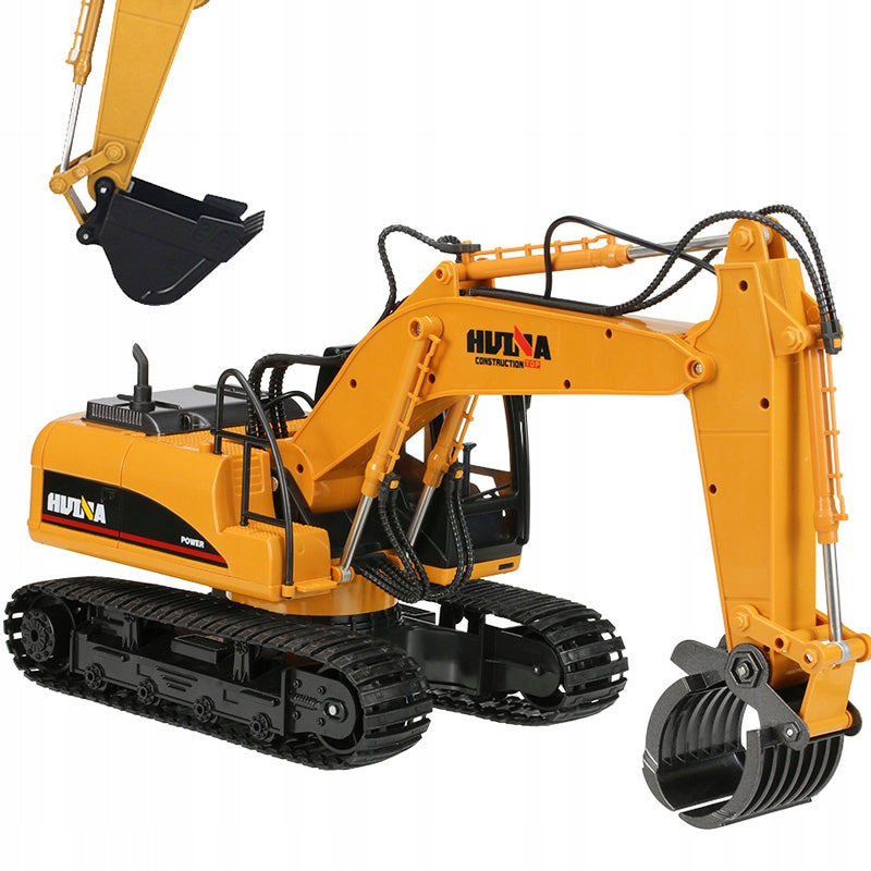 REMOTE CONTROLLED RC EXCAVATOR 2in1 METAL BUCKET AND GRIPPER H-TOYS Manufacturer code KOPARKA RC 2W1 METALOWA ŁYŻKA I CHWYTAK