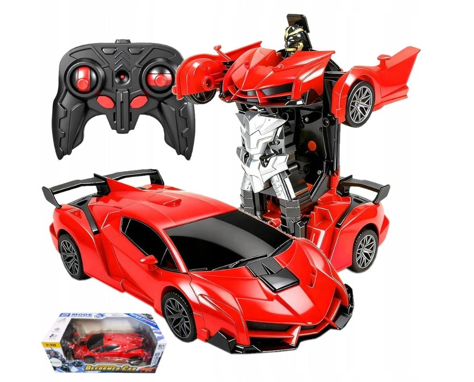 REMOTE CONTROLLED ROBOT CAR AUTOBOT 2in1 AUTO with PILOT transformation
