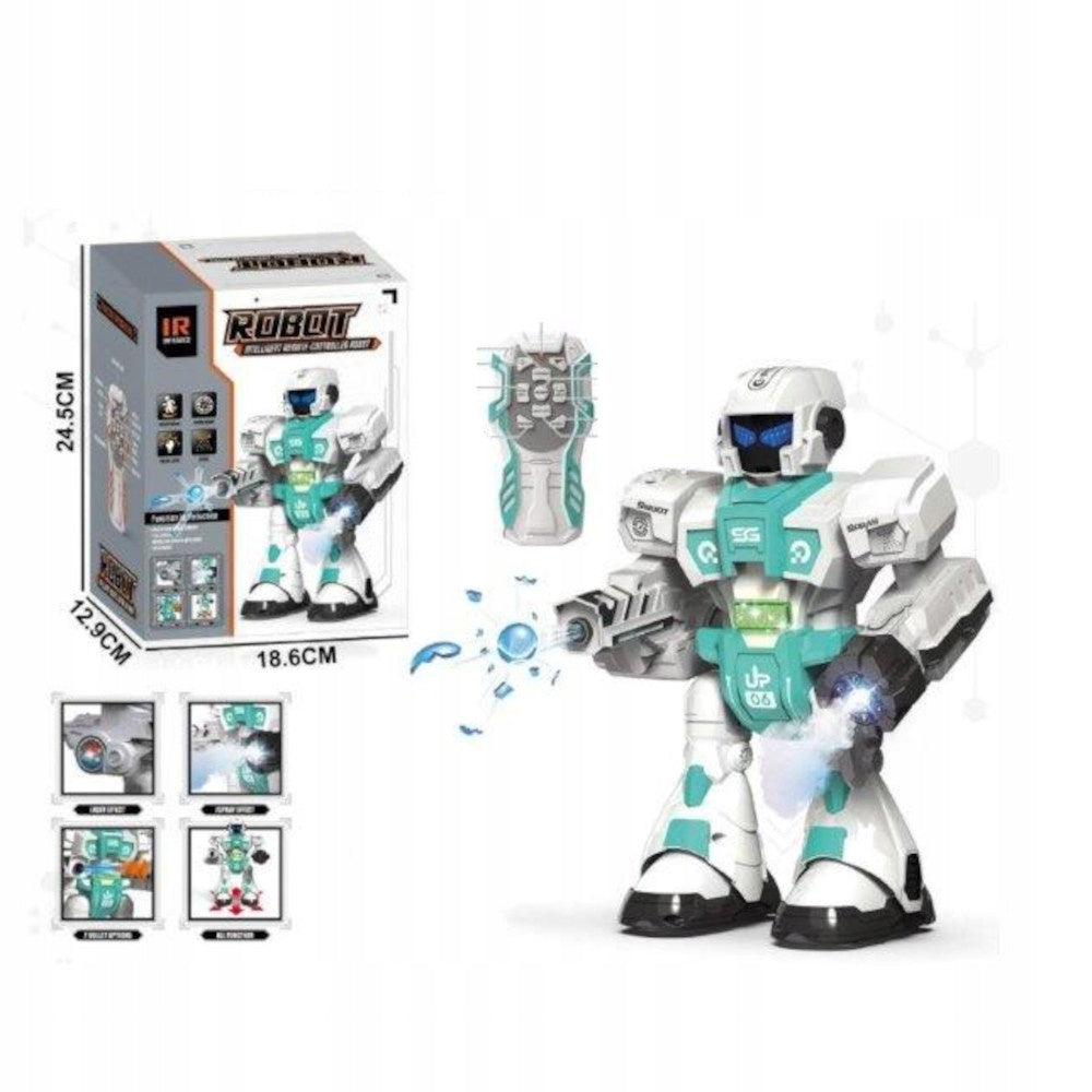 REMOTE CONTROLLED ROBOT SHOOTS BALLS WITH STEAM PILOT MULTIFUNCTION Packaging status original