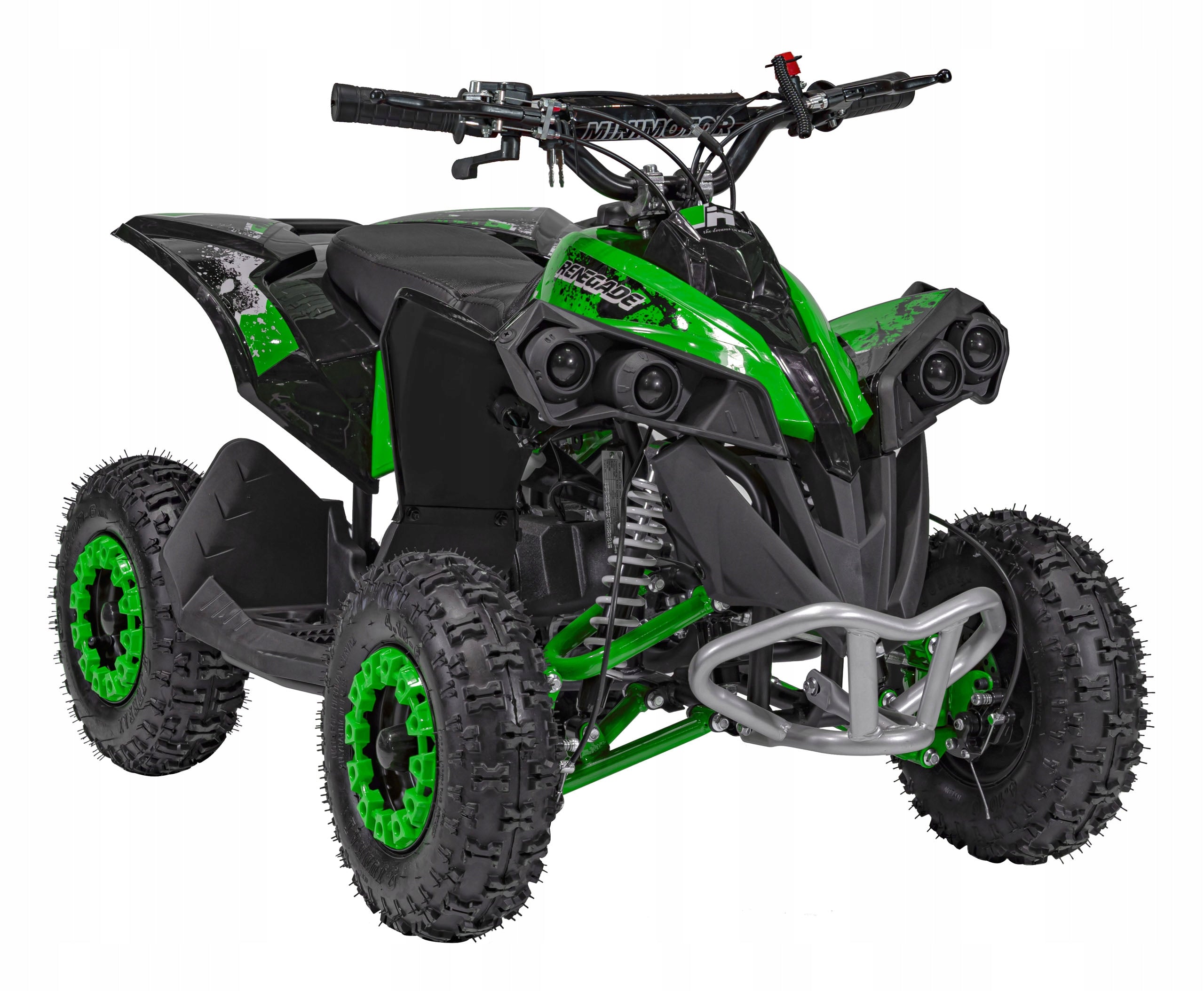 RENEGADE HIPERFECT 49CC Combustion Quad for children 40 km/h Green ATV-3A