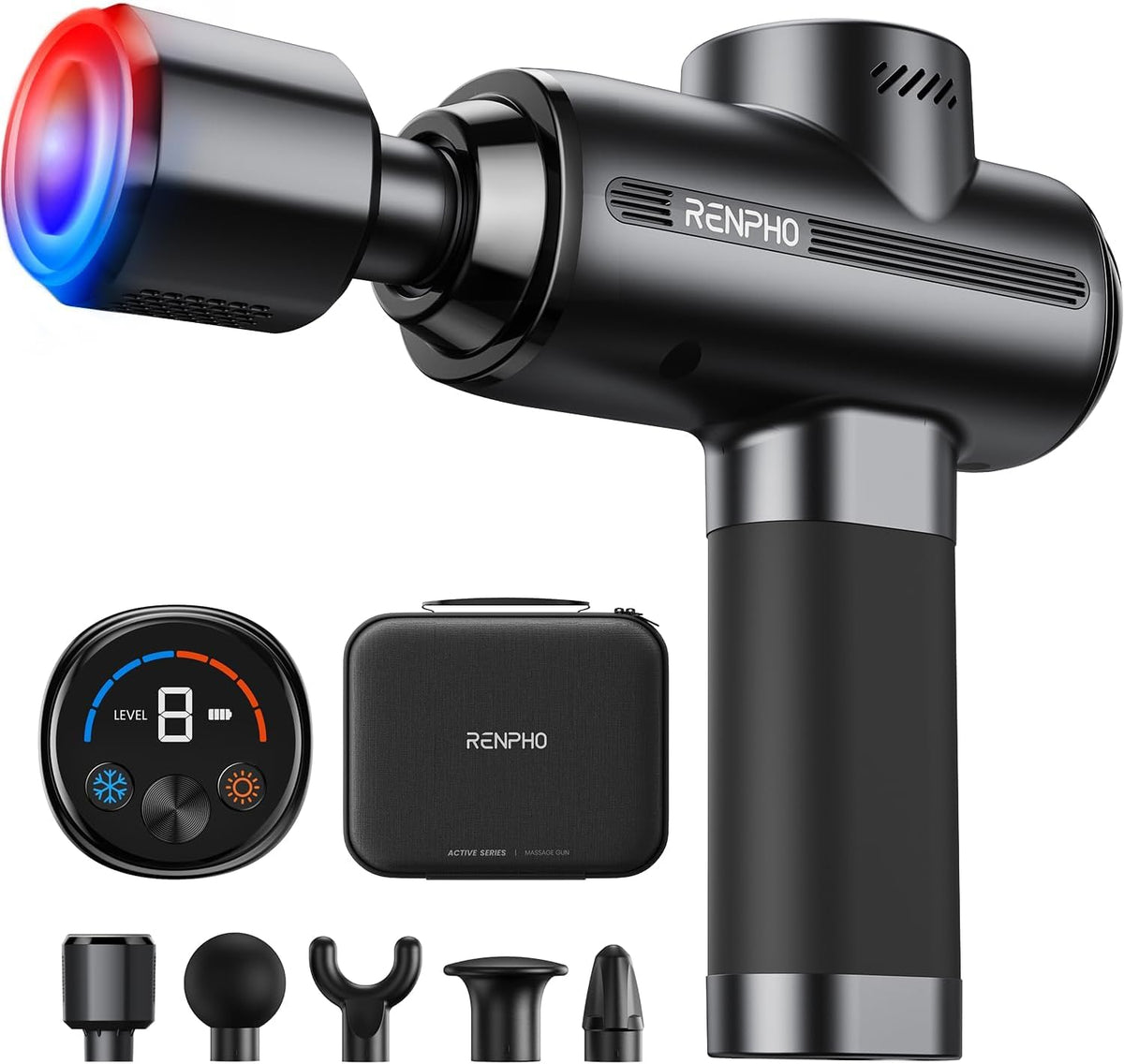 RENPHO Active Thermacool 2 Massage Gun with Heating and Cold