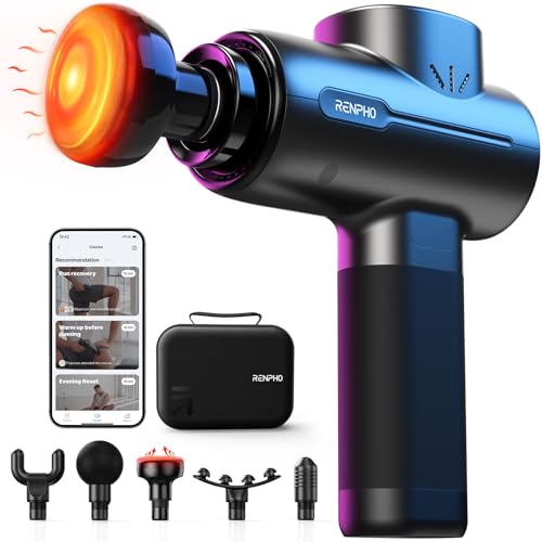 RENPHO Massage Gun With Bluetooth Heat Function And Application