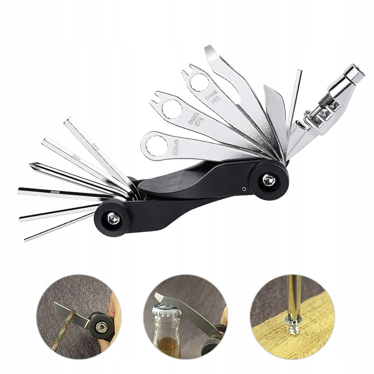REPAIR KIT FOR BICYCLE INNER TUBE PATCHES KEYS MULTITOOL BICYCLE FOR TIRES Brand no brand
