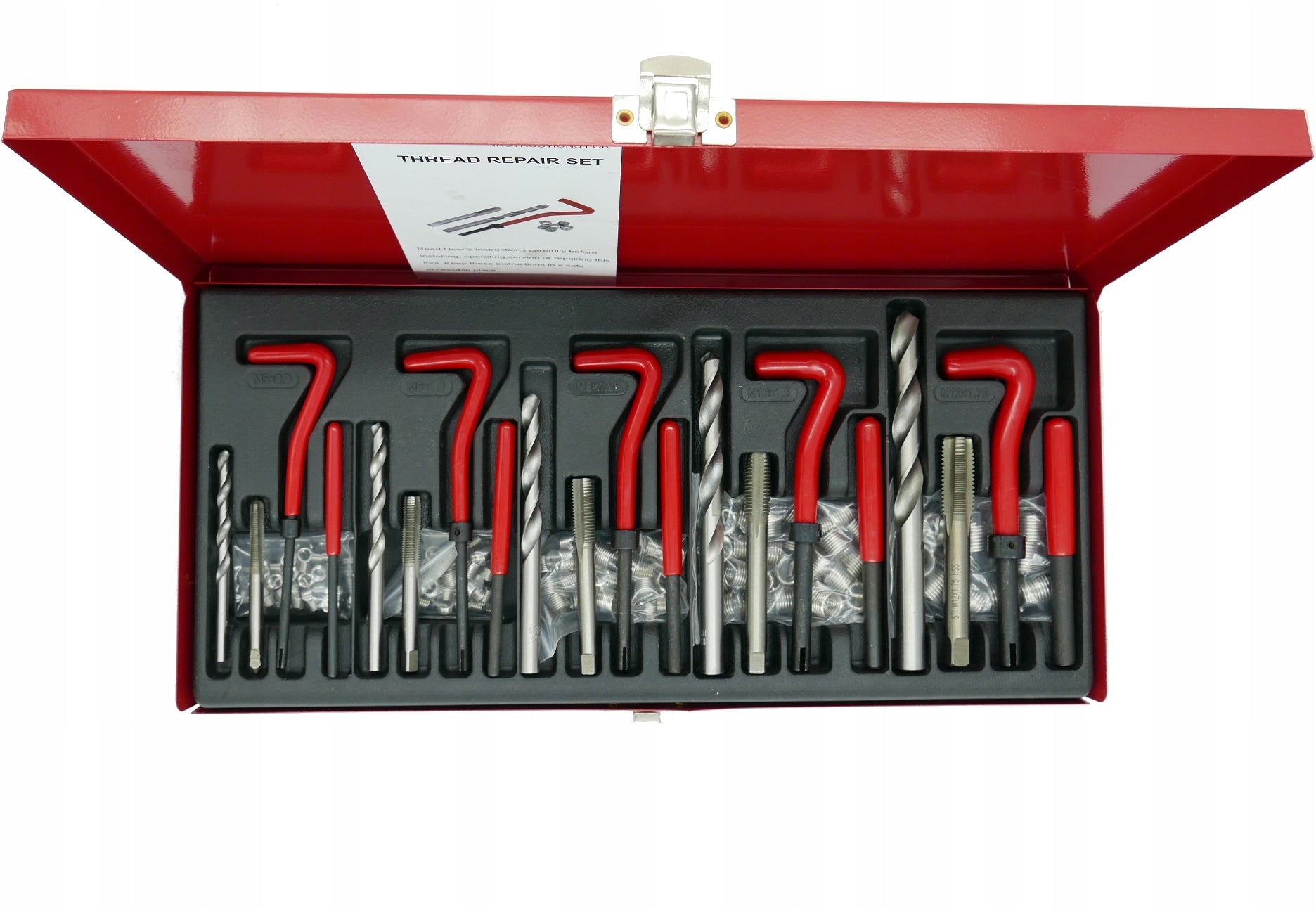 REPAIR KIT FOR REGENERATION OF BROKEN DAMAGED THREADS M5 - M12 131EL EAN (GTIN) 5904209882977