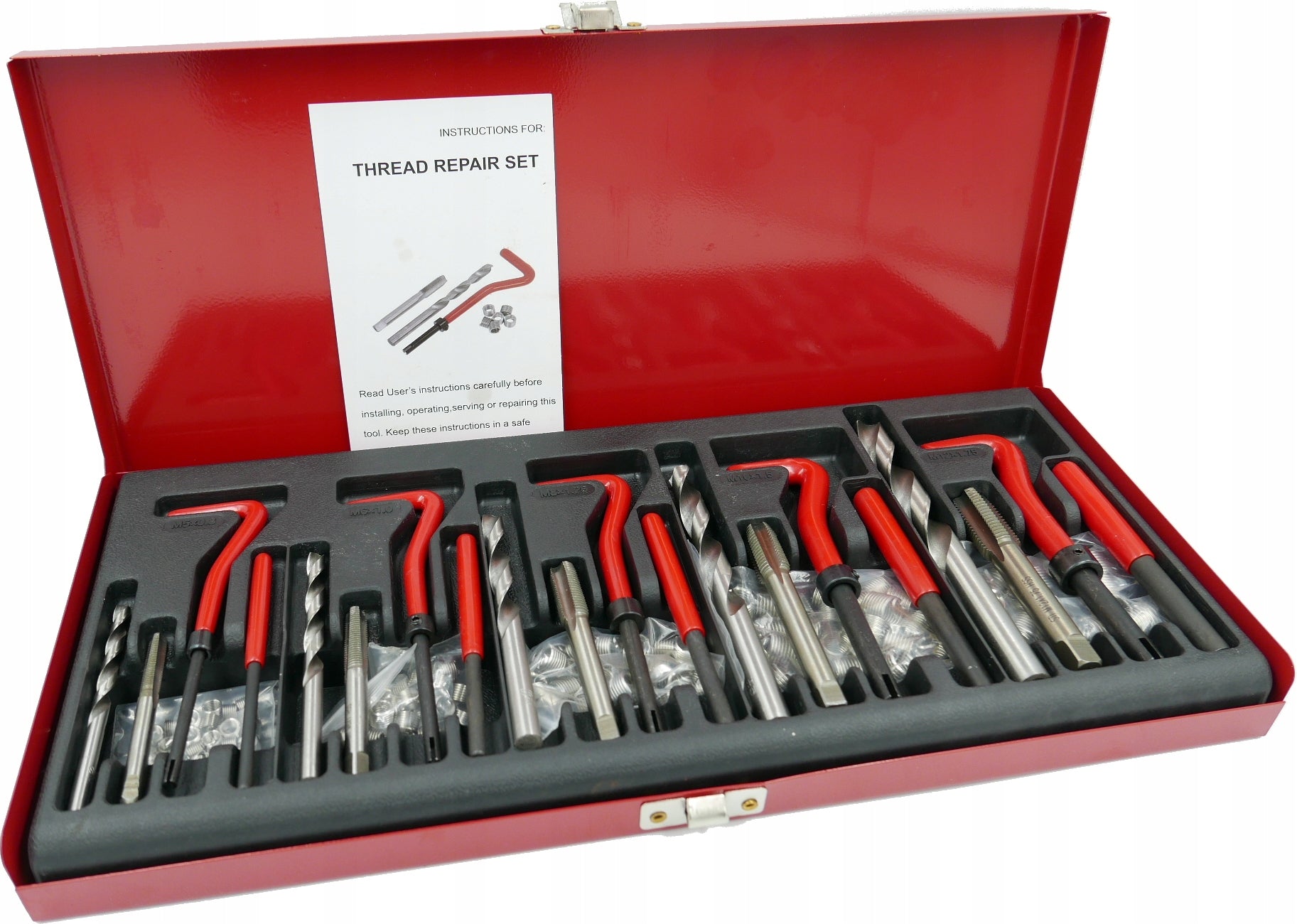 REPAIR KIT FOR REGENERATION OF BROKEN DAMAGED THREADS M5 - M12 131EL Manufacturer code E01776