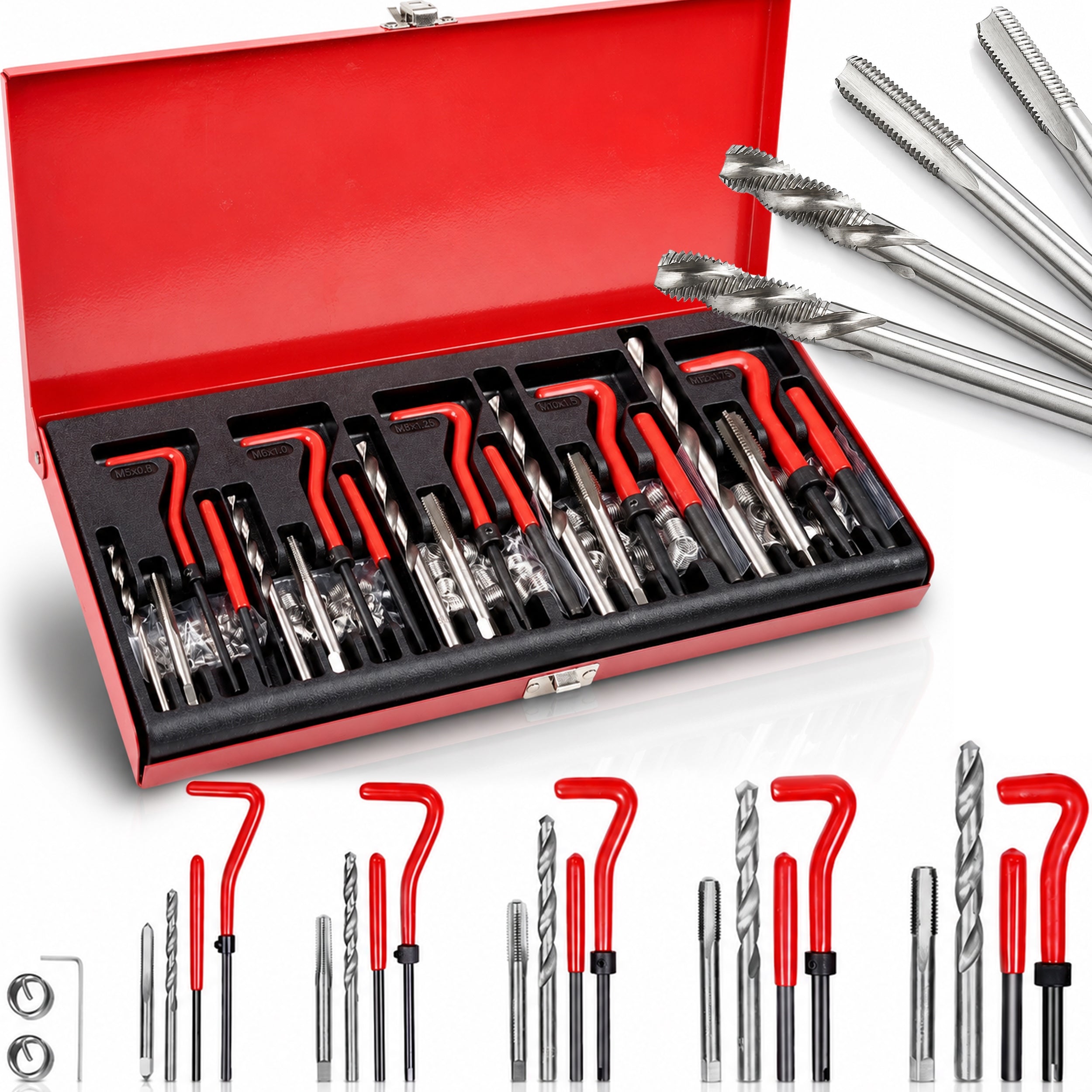 REPAIR KIT FOR REGENERATION OF BROKEN DAMAGED THREADS M5 - M12 131EL