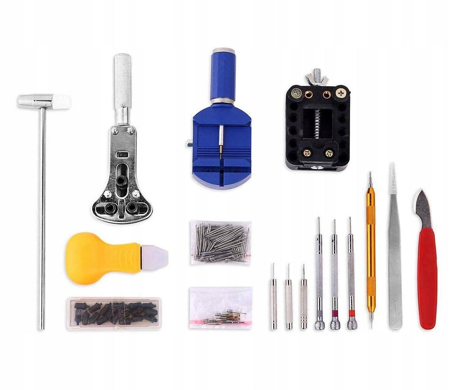 REPAIR KIT FOR REPAIRING WATCHMAKING WATCHES IN CASE 147 ELEMENTS Brand TEKAN