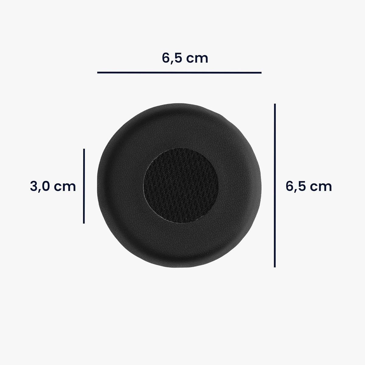 REPLACEMENT EAR CUPS FOR HEADPHONES BLACK 2 PIECES FOR MODEL EVOLVE 2 75 Brand Kwmobile