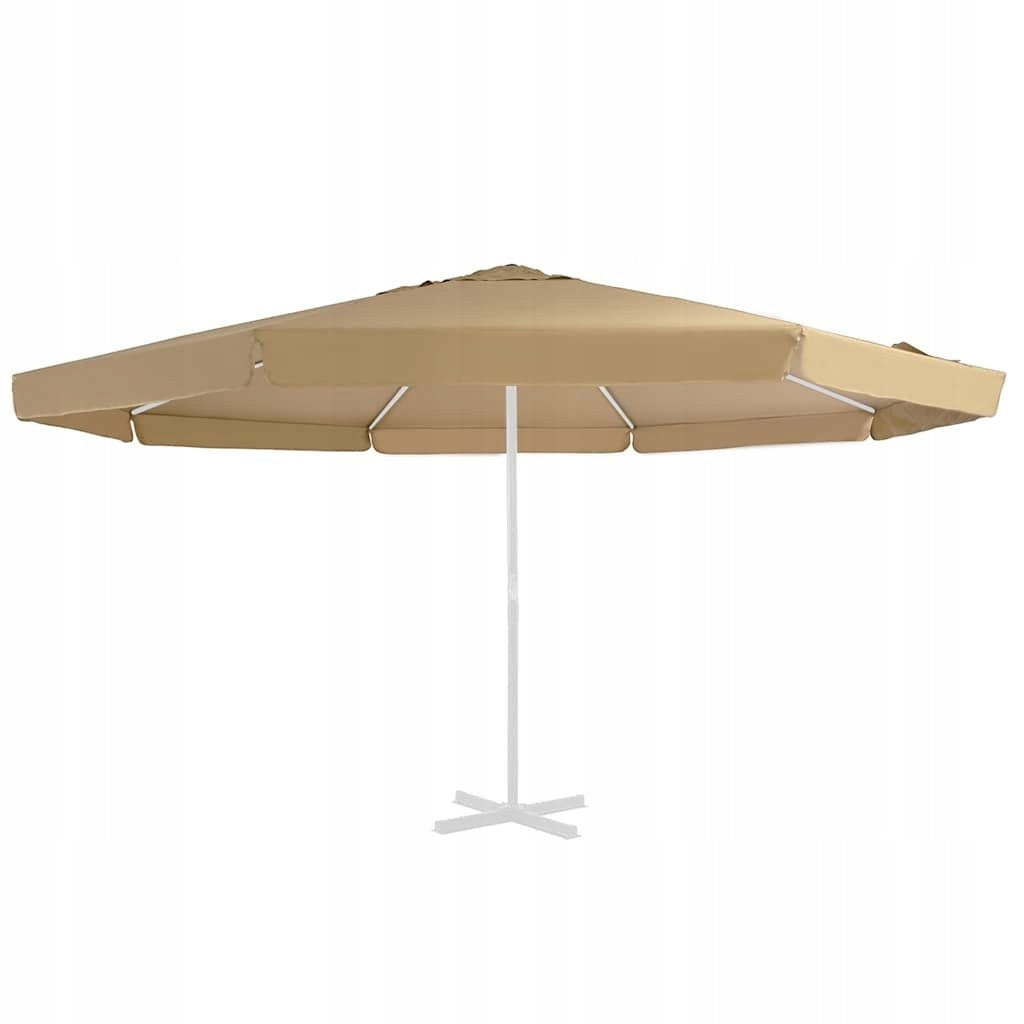 REPLACEMENT GARDEN UMBRELLA COVER COLOR TAUPE 515CM 8 RIBS