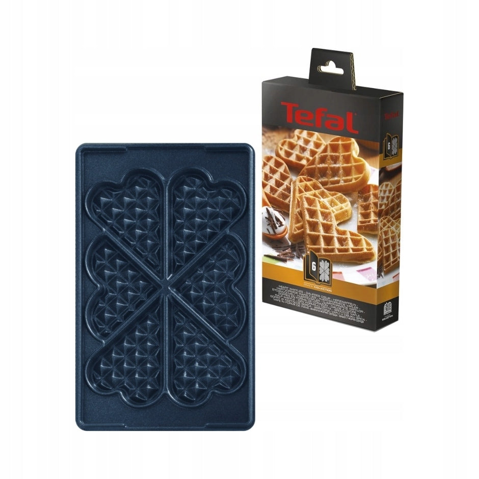 REPLACEMENT PLATES FOR WAFFLE MAKER HEART CARTRIDGES SOLID NON-STICK