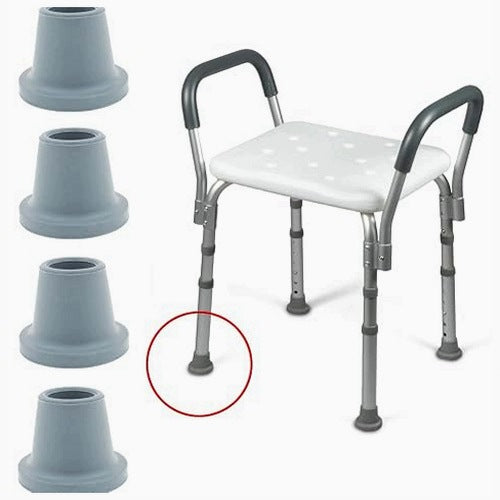 REPLACEMENT SLEEVES FOR SHOWER BATH STOOLS 19MM 4 PIECES