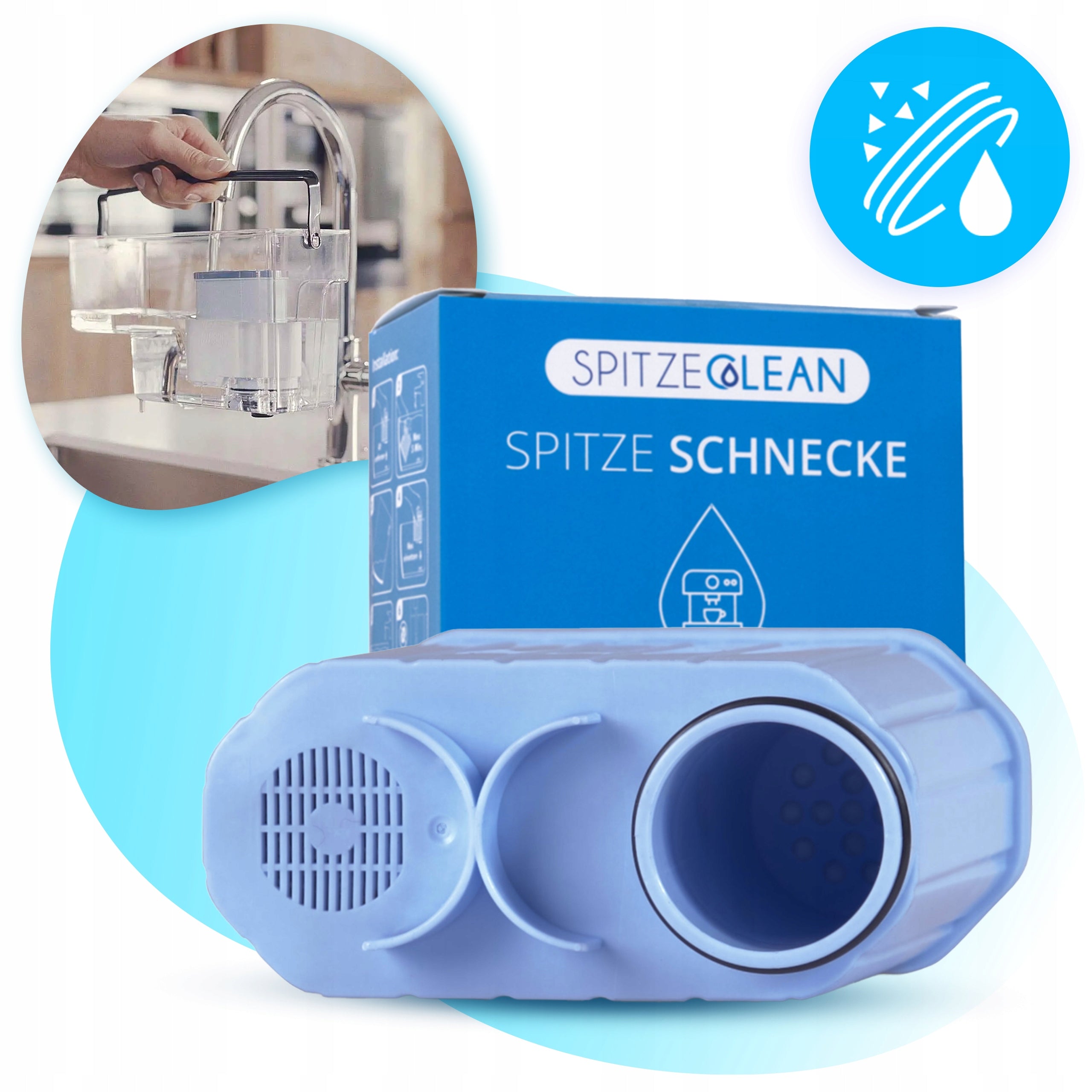 REPLACEMENT Water filter for Philips LatteGo SpitzeClean TOP QUALITY Brand Spitze Clean