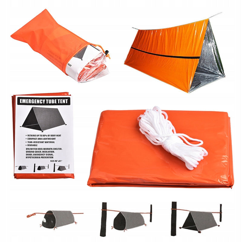RESCUE TENT THERMAL SURVIVAL BLANKET FOIL