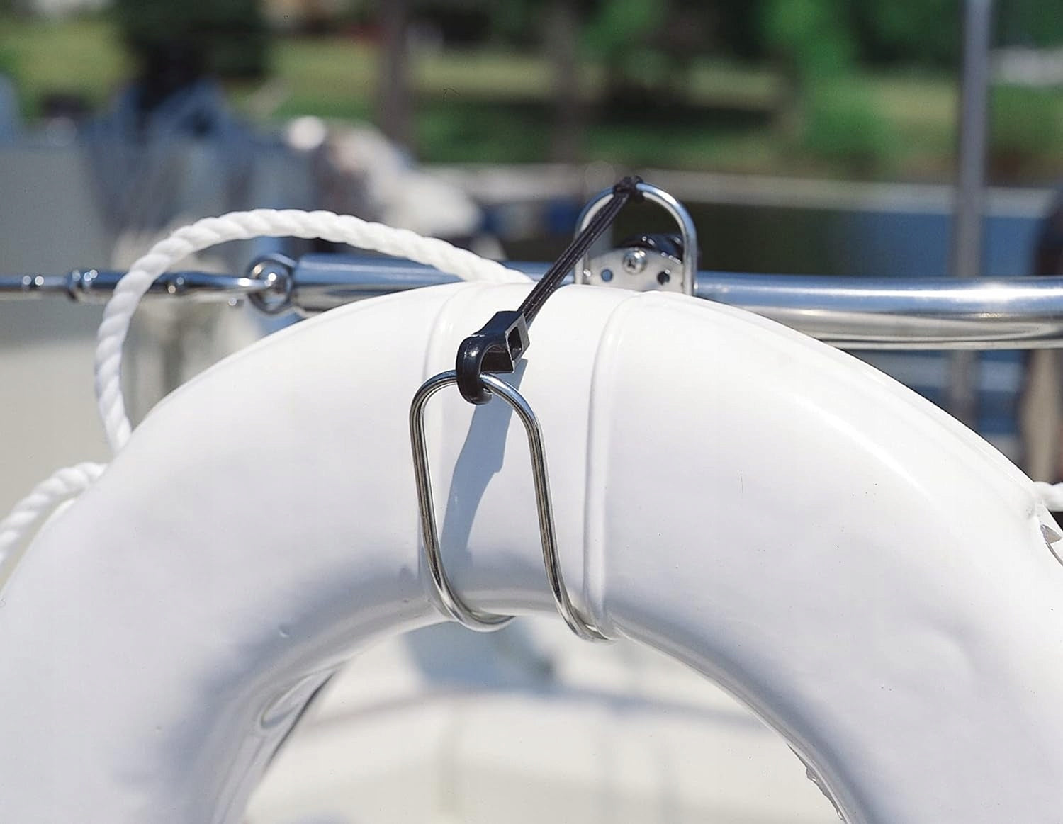 RESCUE WHEEL HANGER RAIL HOLDER FOR RESCUE WHEEL - STAINLESS STEEL Brand Easterner