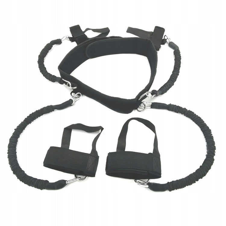 RESISTANCE BANDS SET FOR BOXING AND JUMP TRAINING Color black