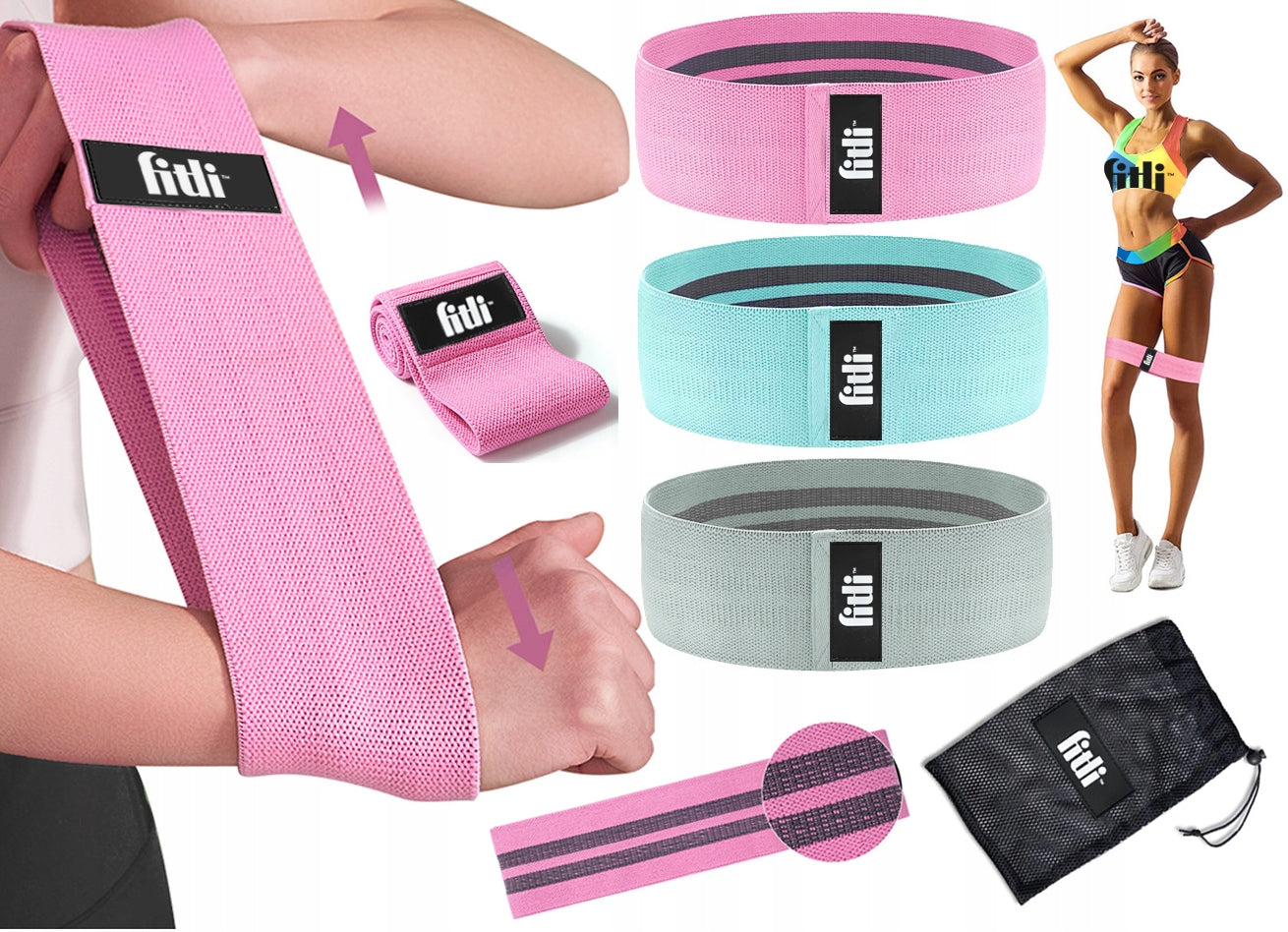 RESISTANCE RUBBER EXERCISE RUBBER MATERIAL RUBBER HIP BAND STRONG FITNESS BANDS