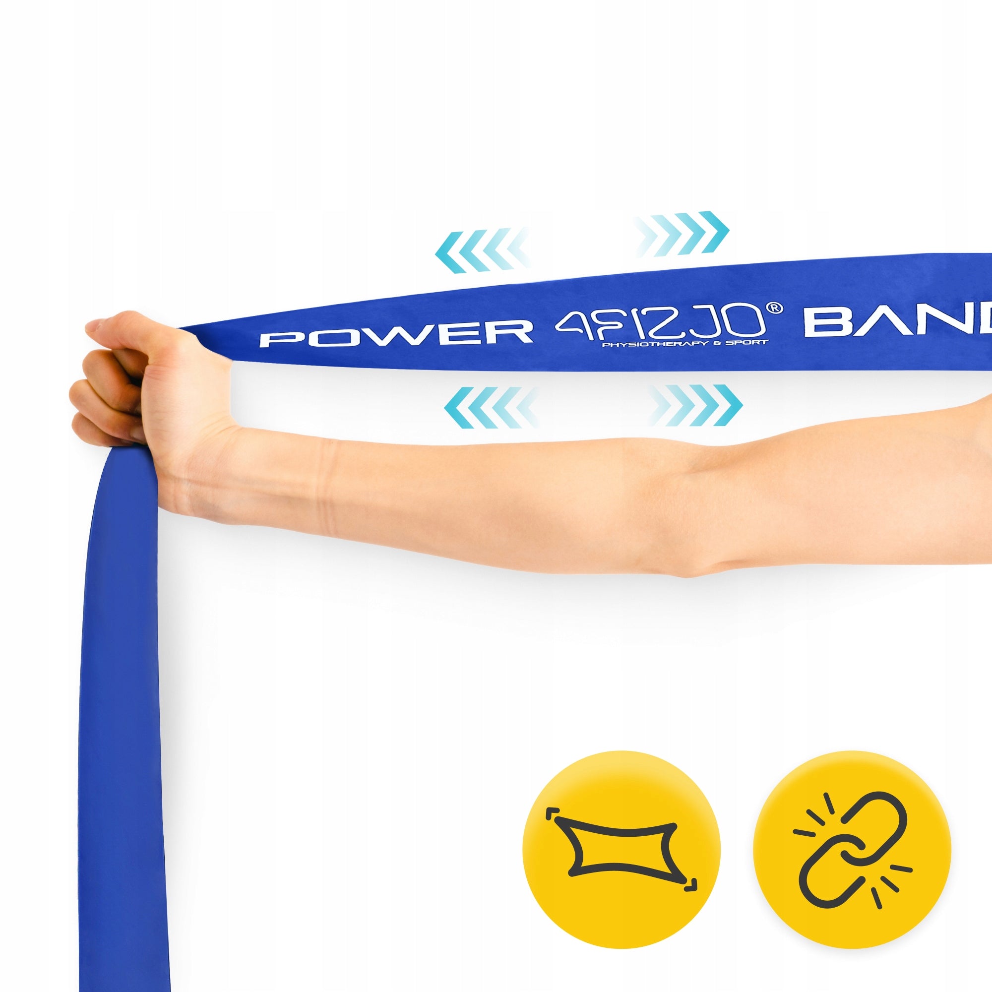 RESISTANCE RUBBER FOR HOME BAND EXERCISES STRONG TAPE FOR HOME EXERCISE REHABILITATION Brand 4FIZJO
