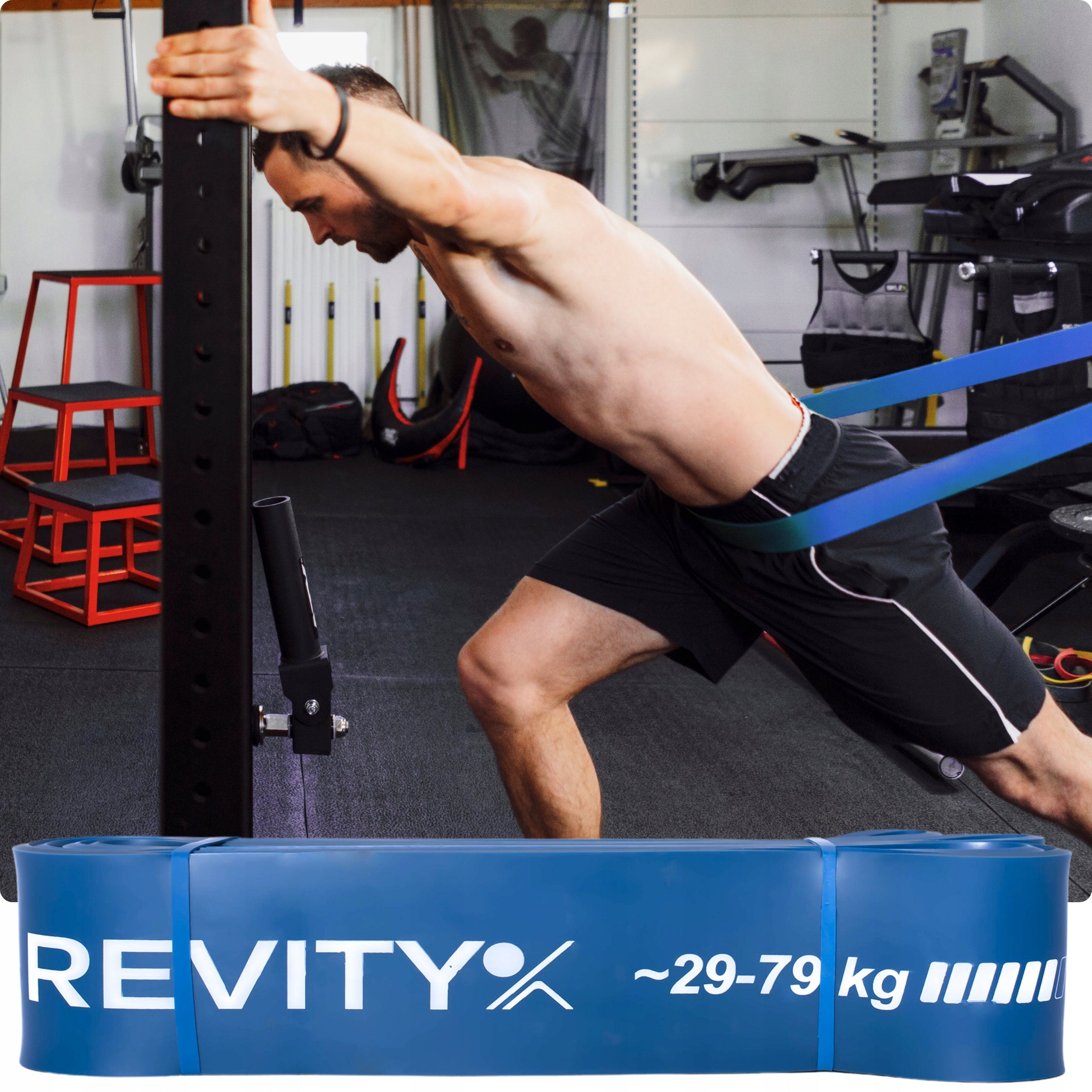 RESISTANCE RUBBER FOR PULL-UP EXERCISES PREMIUM 29-79 kg Packaging status original