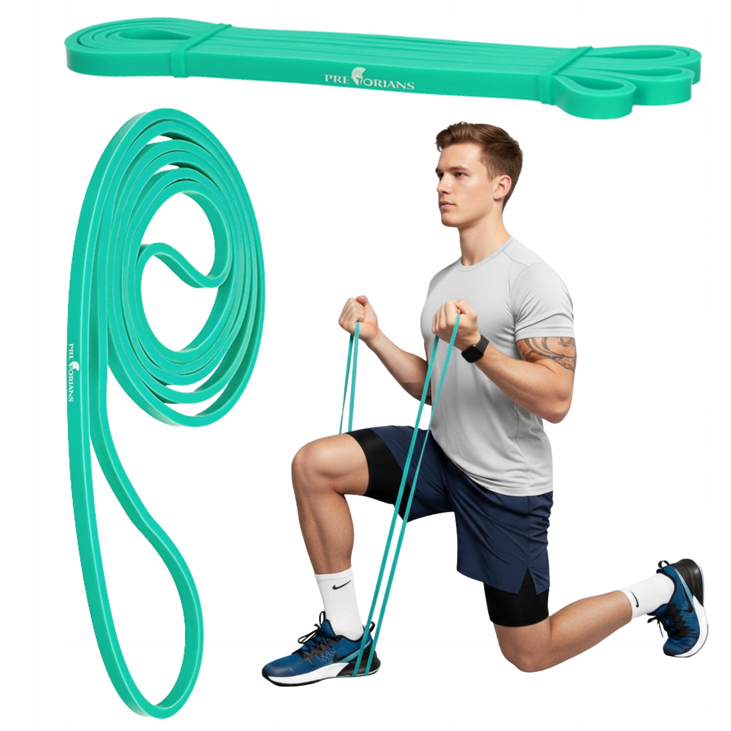 RESISTANCE RUBBER FOR TRAINING EXERCISE POWER BAND FITNESS STRONG 2-7KG