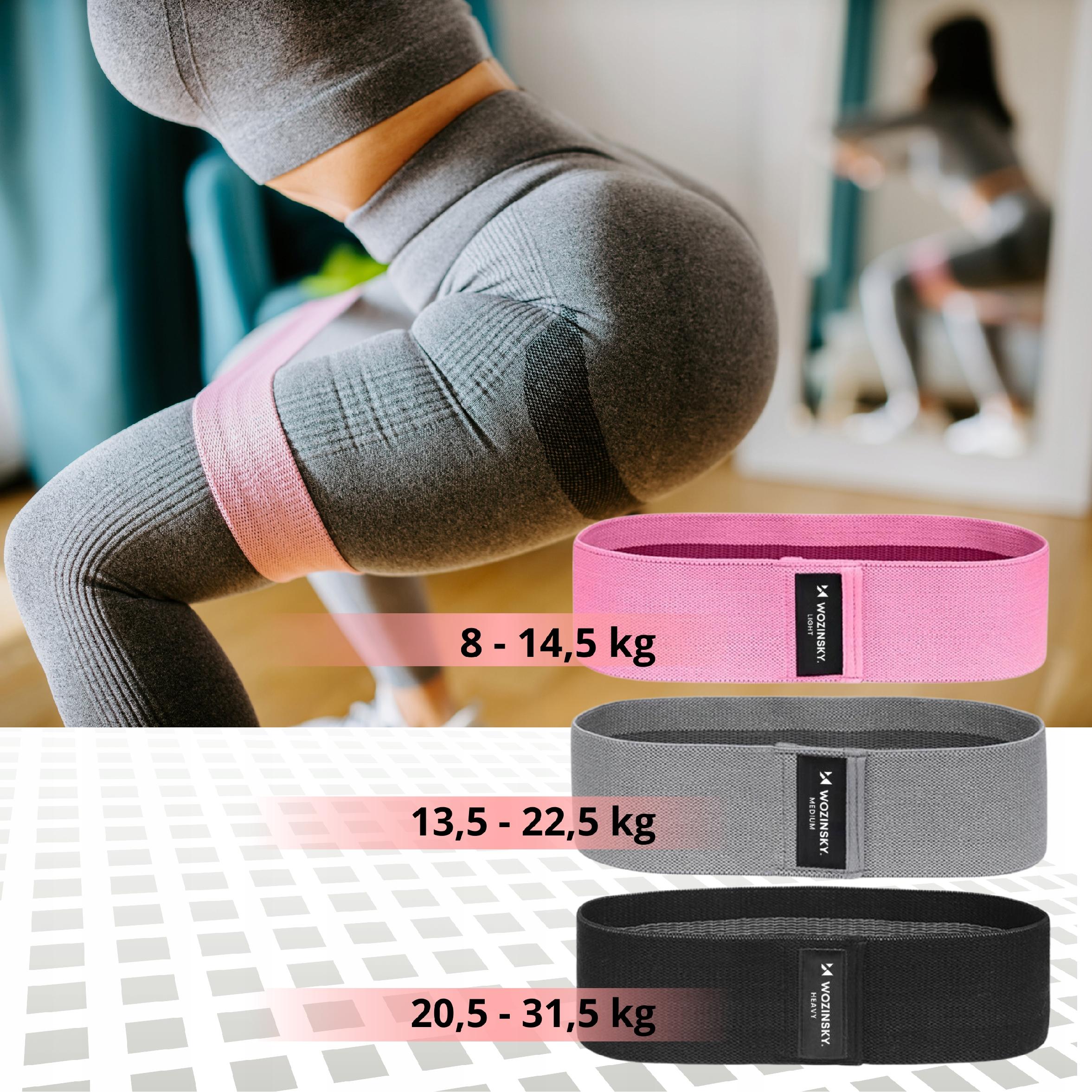 RESISTANCE RUBBER MATERIAL STRONG FITNESS BANDS MINI HIP BAND Manufacturer code taśmy do ćwiczeń joga crossfit