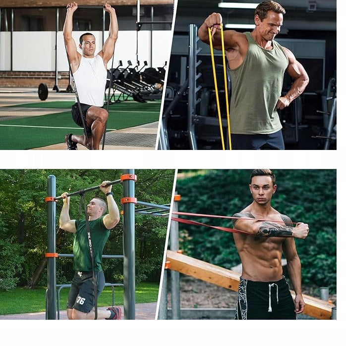 RESISTANCE RUBBERS FOR EXERCISE FITNESS TRAINING TAPE SET CROSSFIT WORKOUT 3 Number of pieces in the set 3