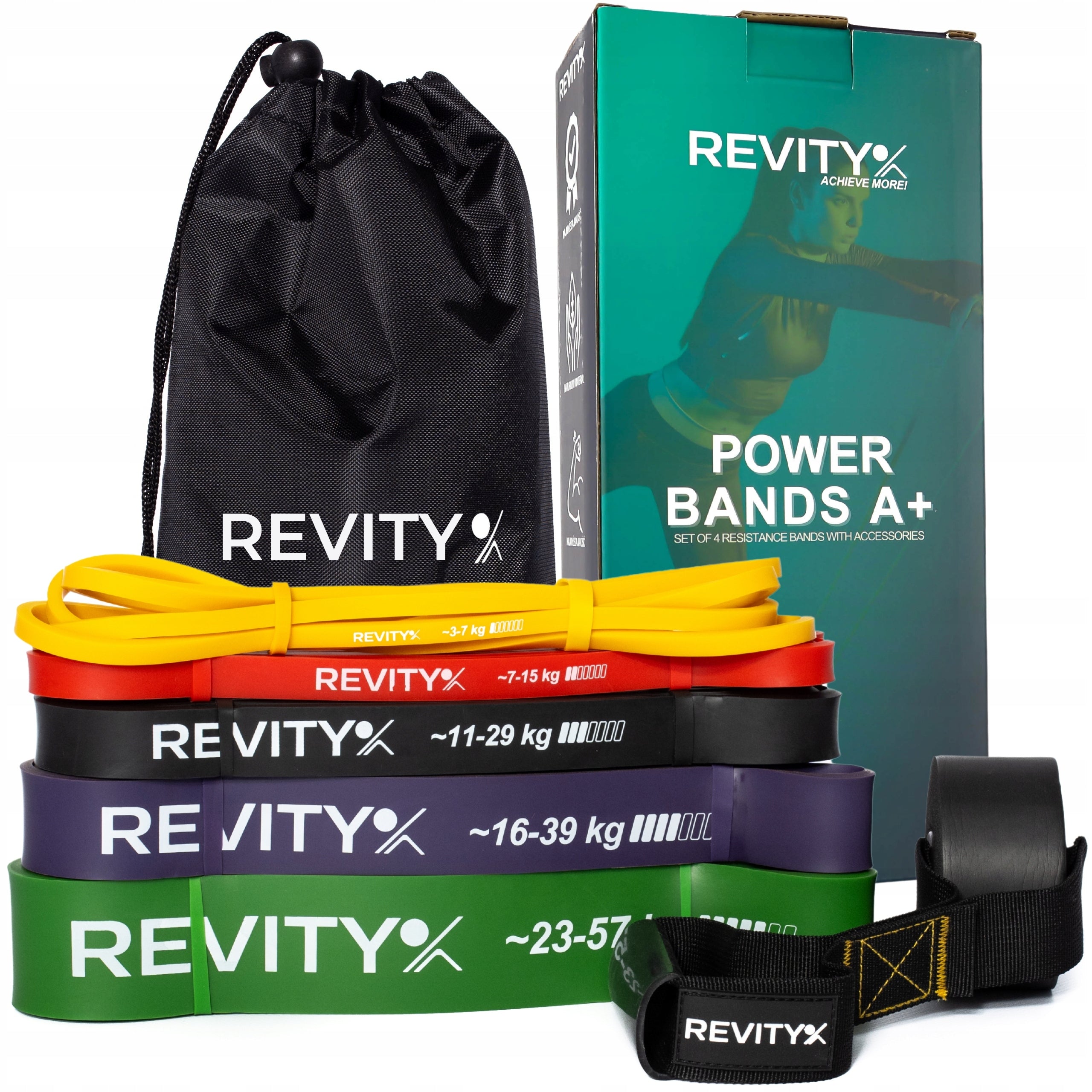 RESISTANCE RUBBERS FOR EXERCISE POWER BANDS FOR PULL-UP CROSSFIT HIGH QUALITY Packaging status original