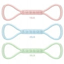 RESISTANCE RUBBERS FOR EXERCISE Set of 3 Rubber Resistance Tape FITNESS YOGA 1154 Packaging status original