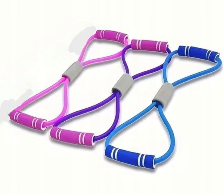 RESISTANCE RUBBERS FOR EXERCISE Set of 3 Rubber Resistance Tape FITNESS YOGA 1154