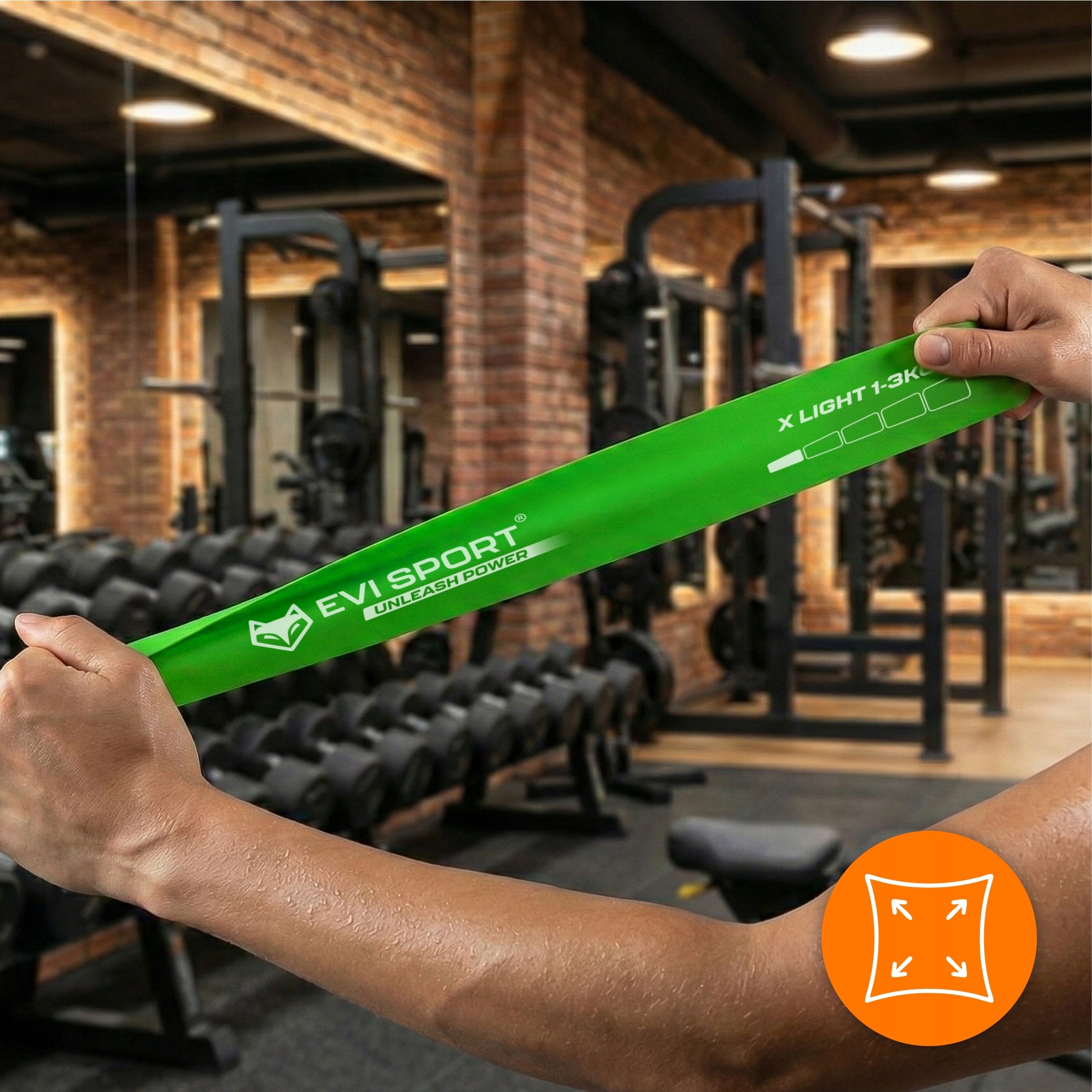 RESISTANCE RUBBERS FOR STRETCHING EXERCISES SET OF 5 FITNESS RUBBERS MINI POWER BANDS Manufacturer code SHP-1013
