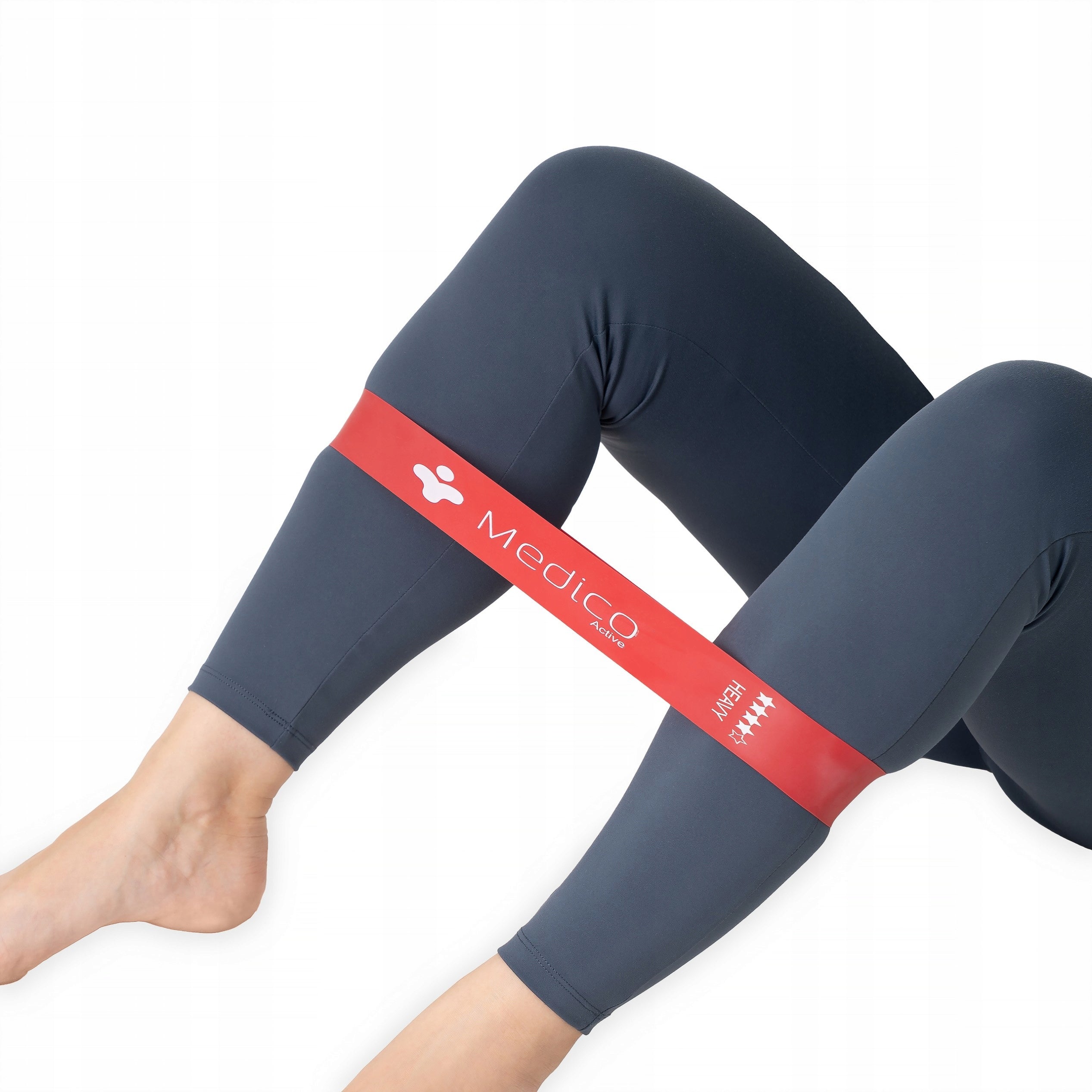 RESISTANCE RUBBERS – SET OF 5 FOR EXERCISE, MINI BAND 60 CM, FITNESS, TRAINING Width 50 mm