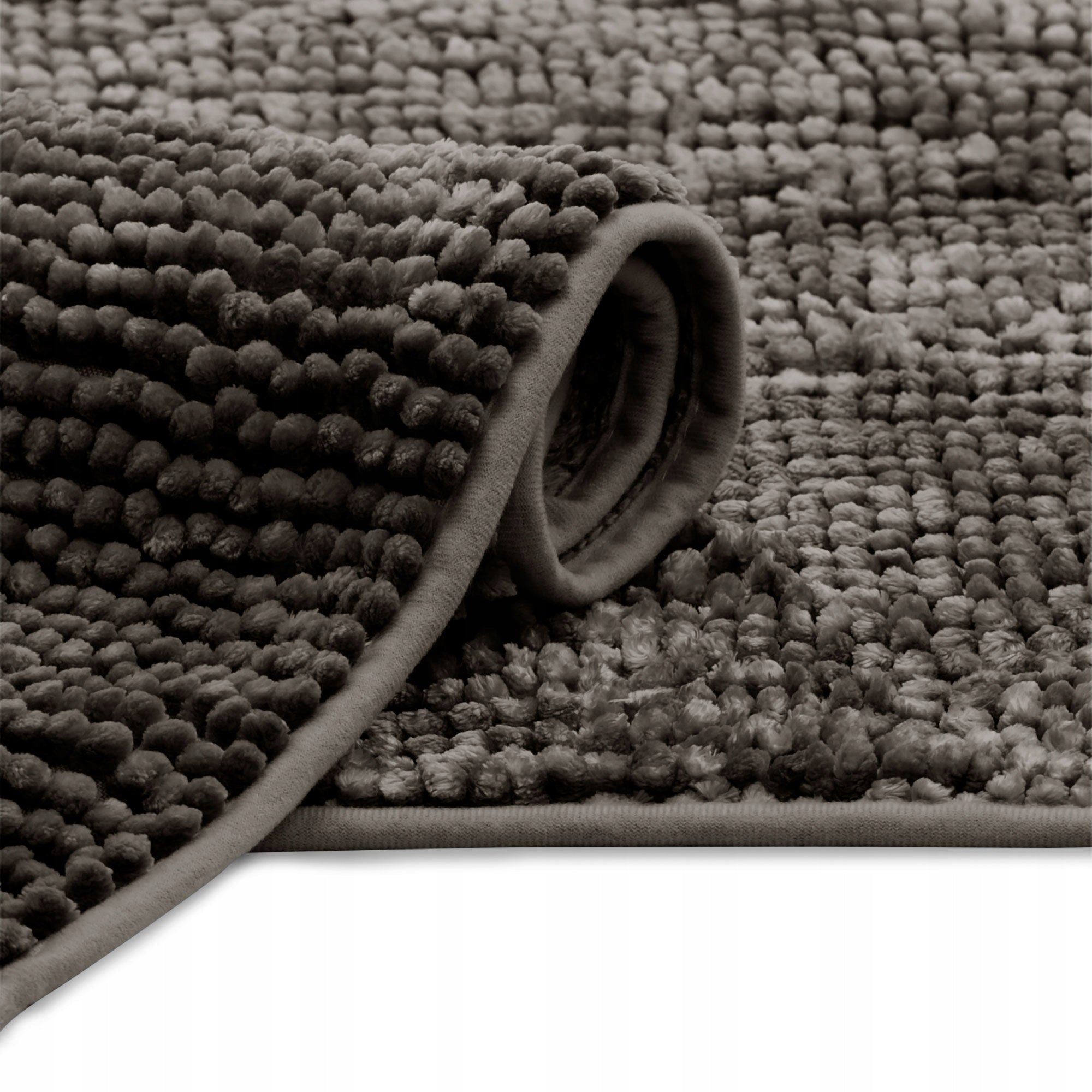 RESTILO Bathroom Rug Non-Slip Chenille Shaggy 60X90 Steel Packaging status original