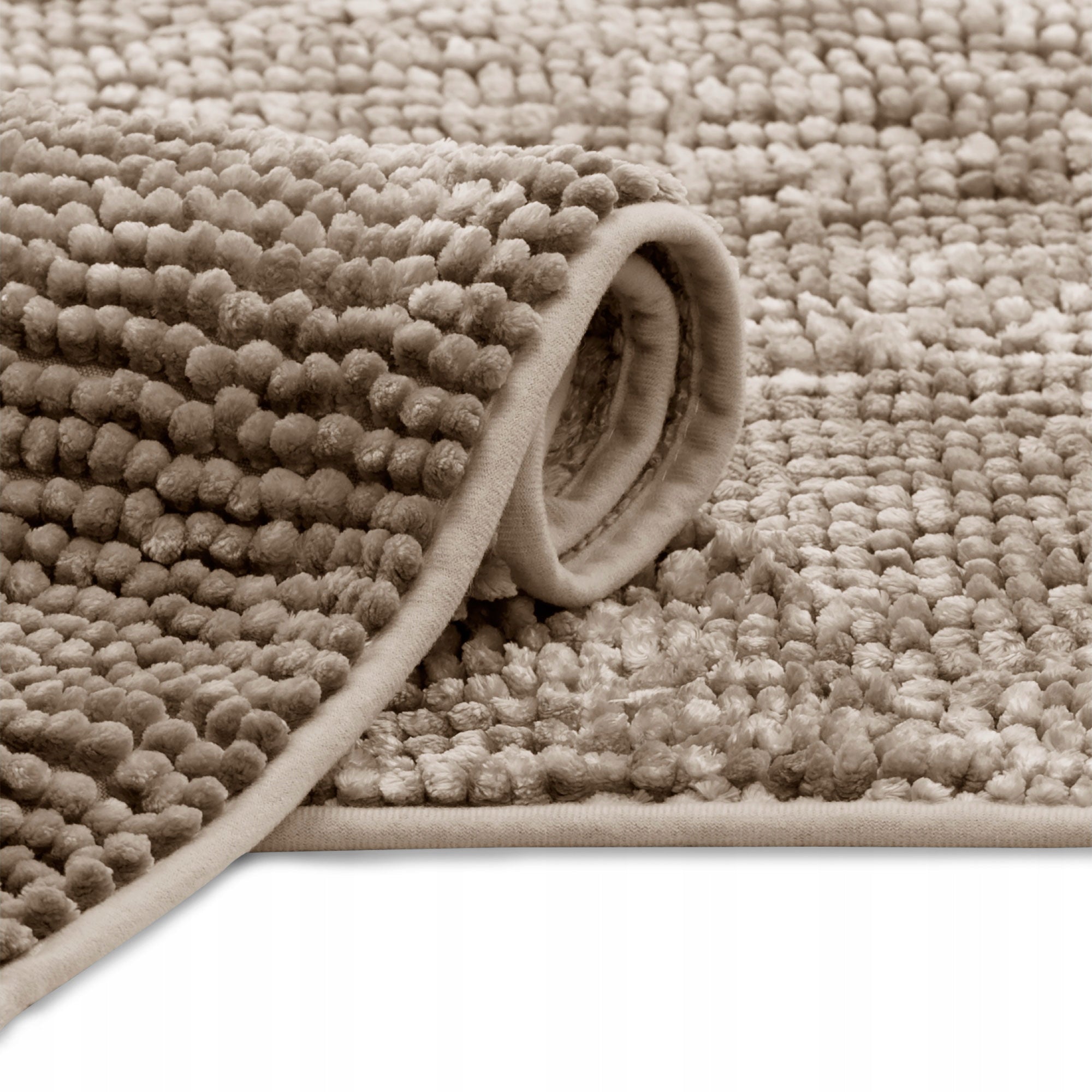RESTILO Bathroom Rug Non-slip Set 50X80+40X55 Dark Beige Manufacturer code 190000584