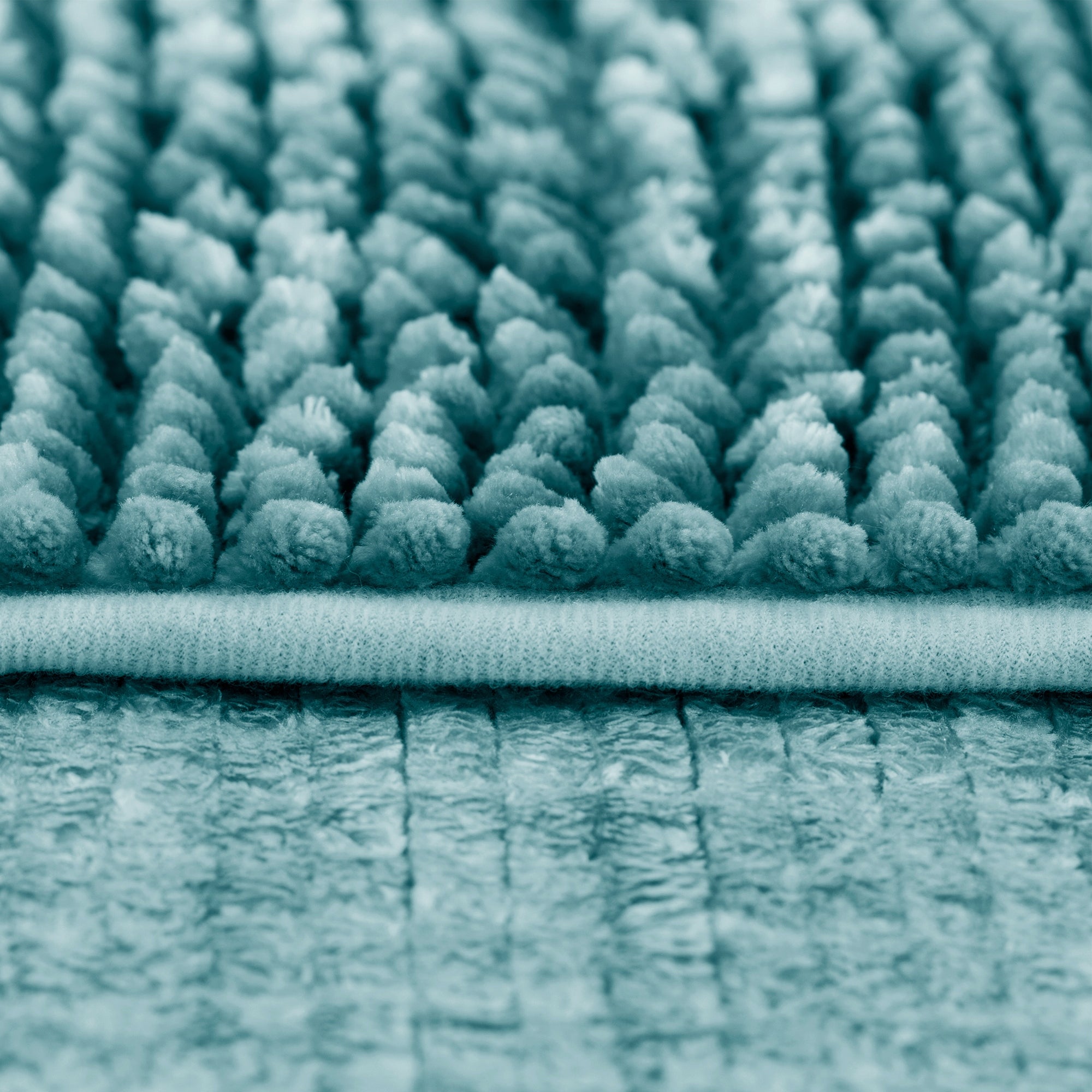RESTILO Bathroom Rug Non-slip Shaggy Set 50X80+40X51 Turquoise Brand Restilo