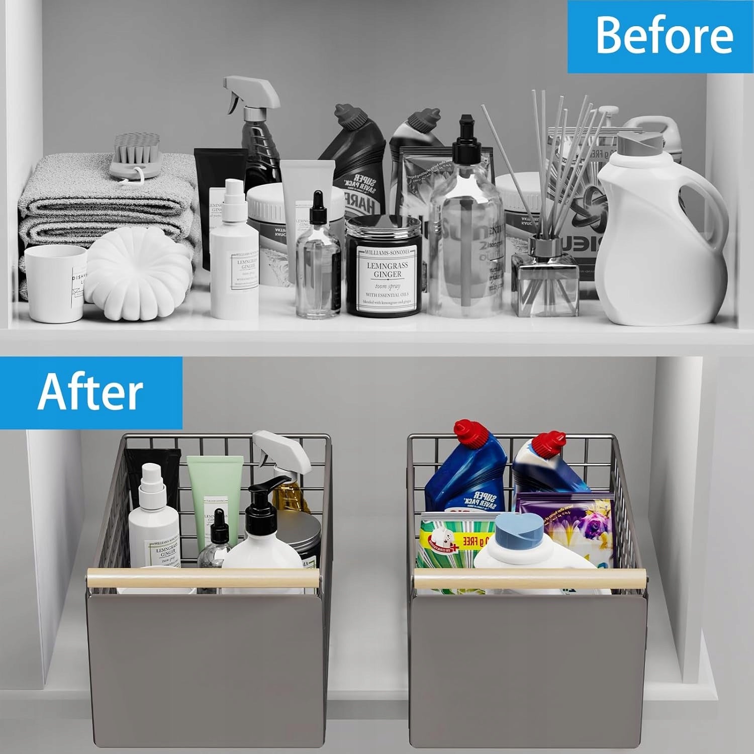 RETRACTABLE CLOSET ORGANIZER SET OF 2 EAN (GTIN) 5901154400232