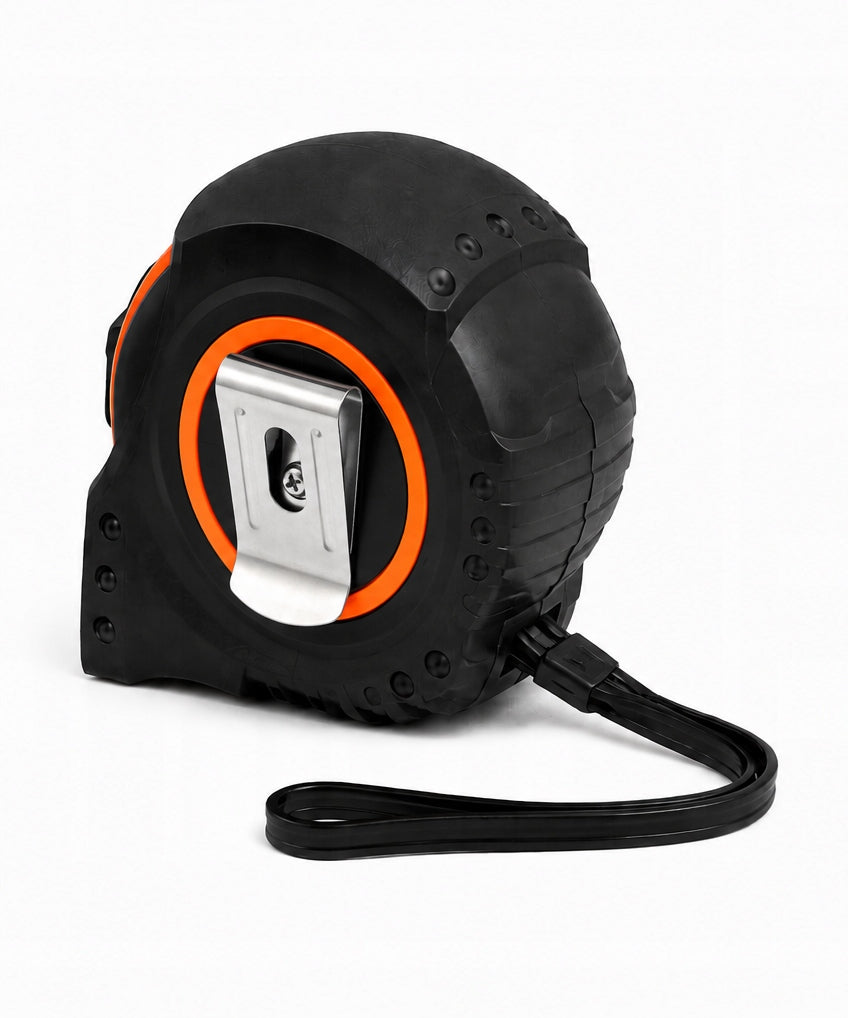 RETRACTABLE MEASURE RUBBER 8M*25MM HITCH STOP FUNCTION E-400-0242 EPM Batteries included no