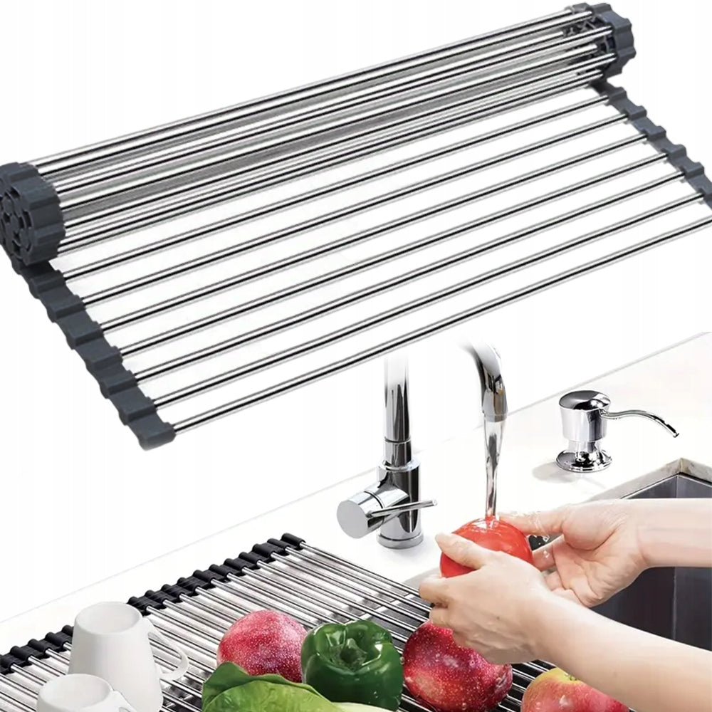 RETRACTABLE SINK DRAINER FOLDING FOR DISH SINK VEGETABLE DISH MAT