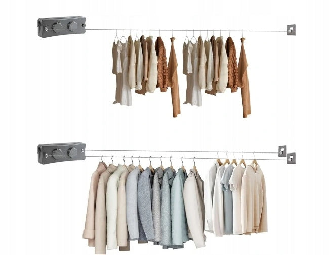 RETRACTABLE STURDY CLOTHES DRYING CORD INNER PORTABLE LIGHTWEIGHT CORD