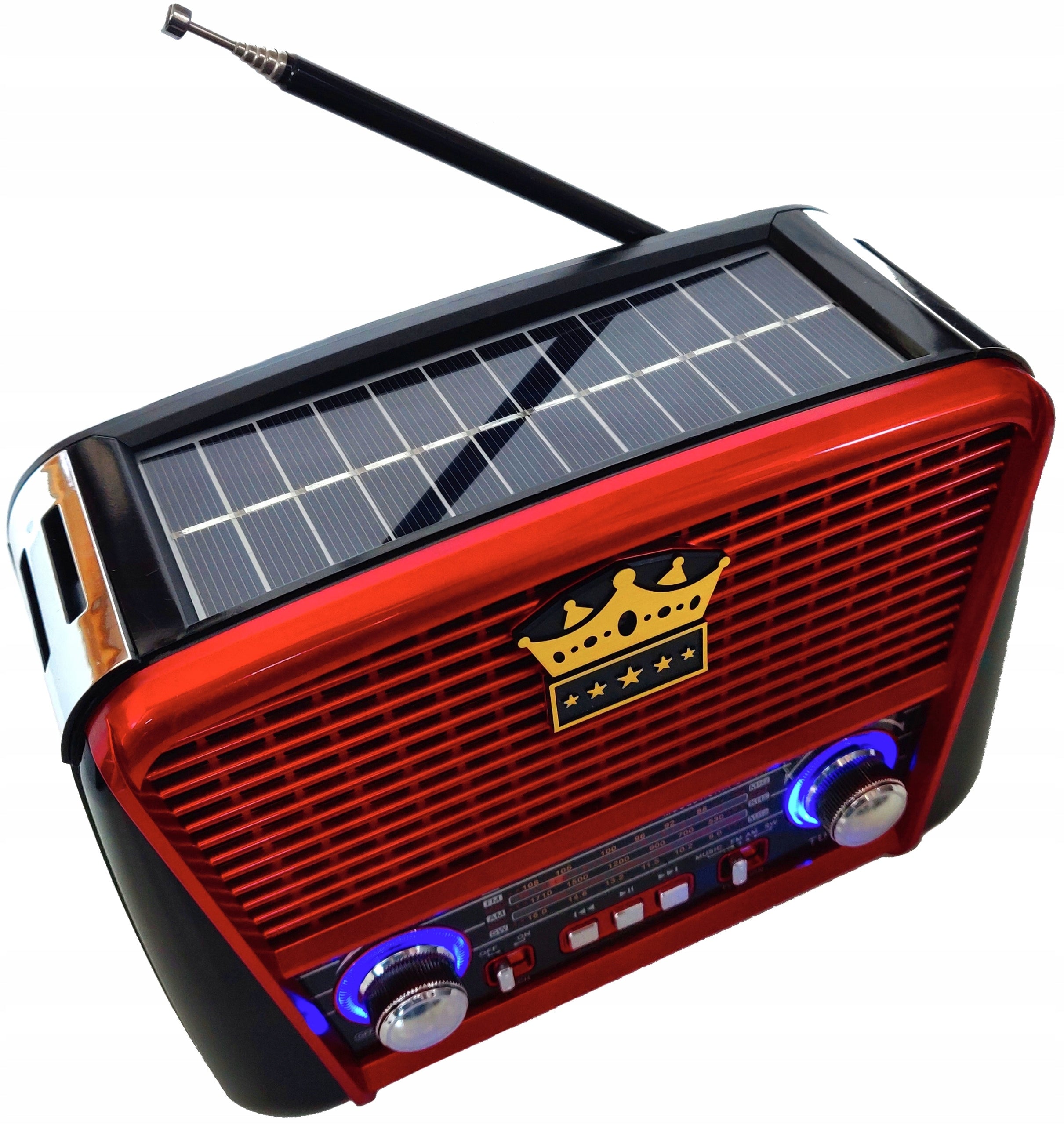 RETRO RADIO PORTABLE KITCHEN SOLAR BLUETOOTH USB BATTERY Manufacturer code RX-455S
