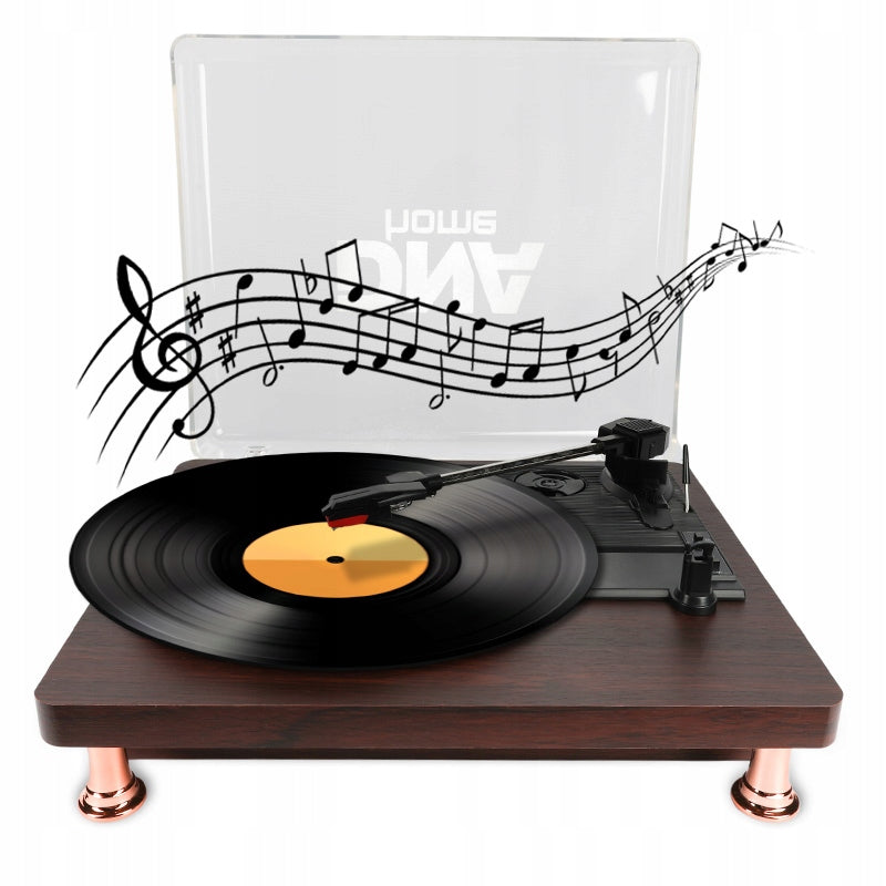 RETRO TURNTABLE WITH SPEAKERS BLUETOOTH VINYL RECORD PLAYER AUX RCA Manufacturer code TT1