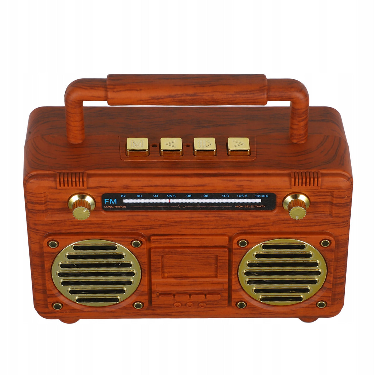 RETRO WIRELESS MINI SPEAKER WITH SUBWOOFER FOR HOME AND OUTDOOR Model other