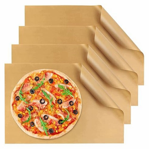 REUSABLE BAKING FILM TEFLON BROWN 4 PCS. for home