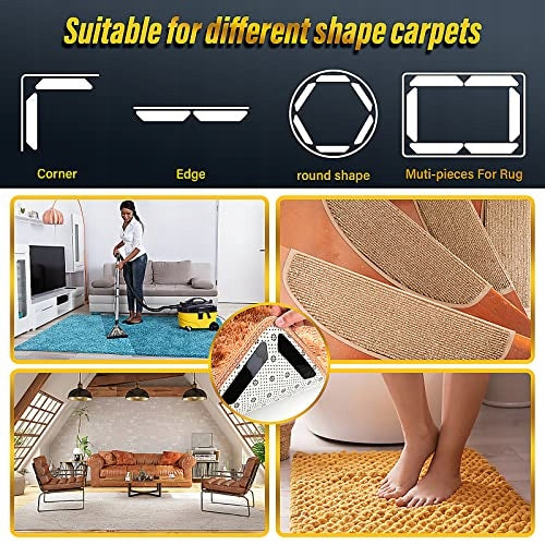 REUSABLE CARPET ANTI-SLIP TAPE 12PCS for Home Manufacturer code Bez marki