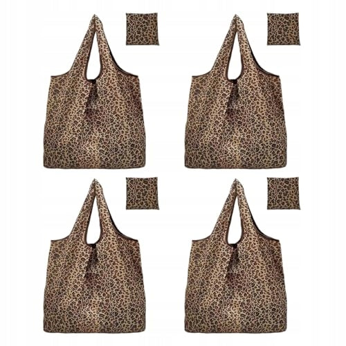 REUSABLE LEOPARD STORAGE BAGS 4 PIECES Brand no brand