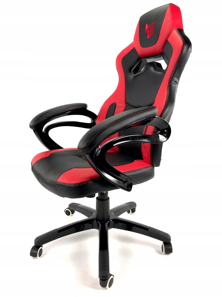 REVENTON Office Chair Black and Red Swivel Gaming Room