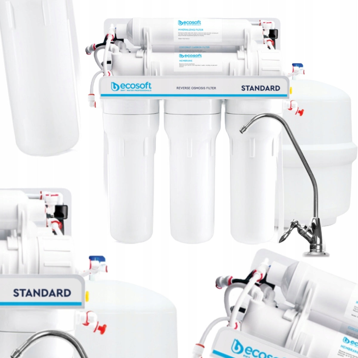 REVERSE OSMOSIS FILTER WITH MINERALIZATION SUBSINK STANDARD FOR DRINKING WATER