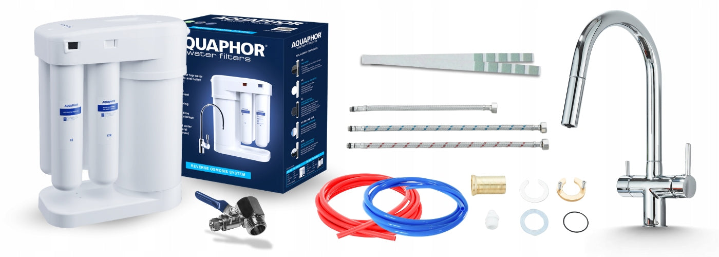 REVERSE OSMOSIS RO MORION WATER FILTER FOR KITCHEN FAUCET SET FREEBIE Packaging status original