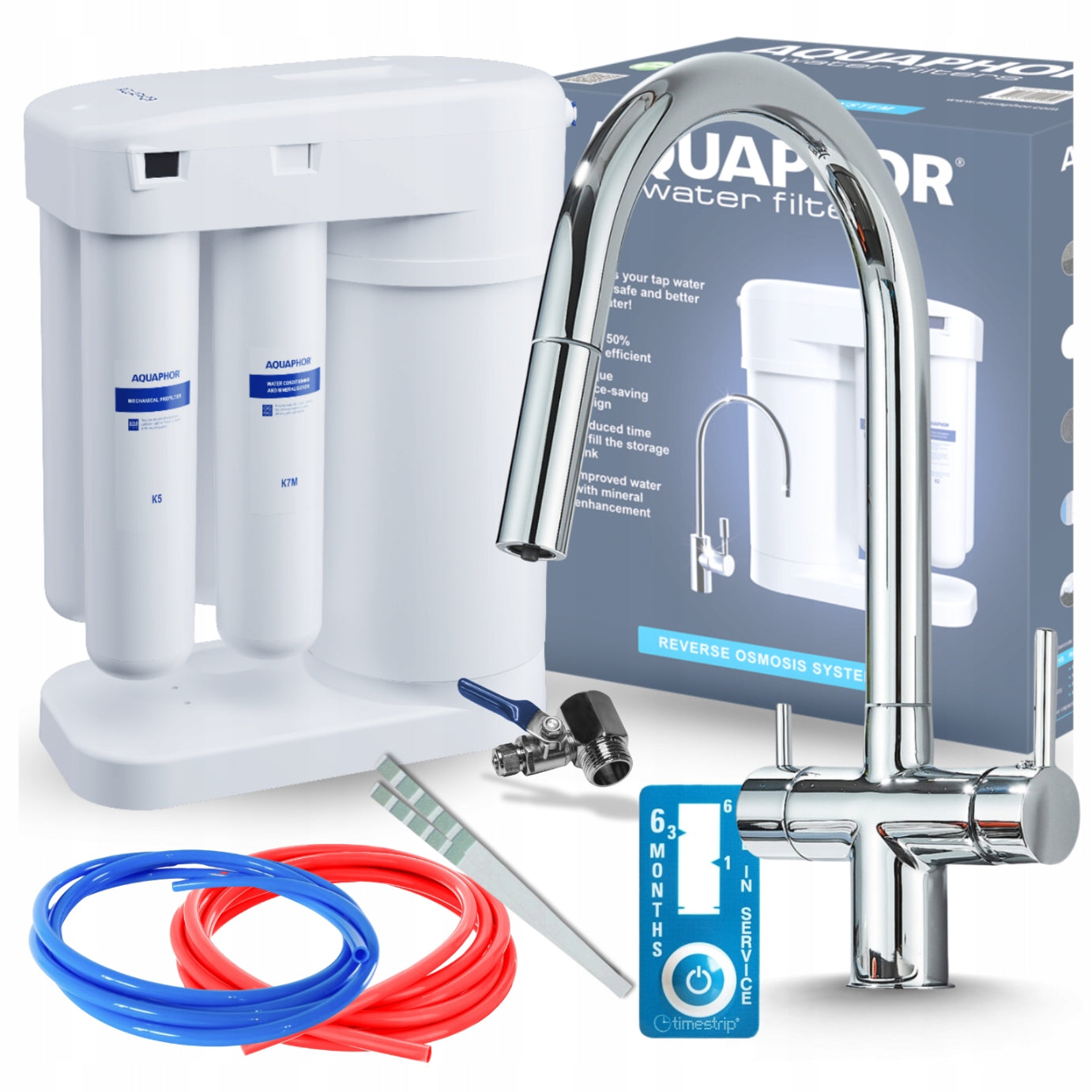 REVERSE OSMOSIS RO MORION WATER FILTER FOR KITCHEN FAUCET SET FREEBIE