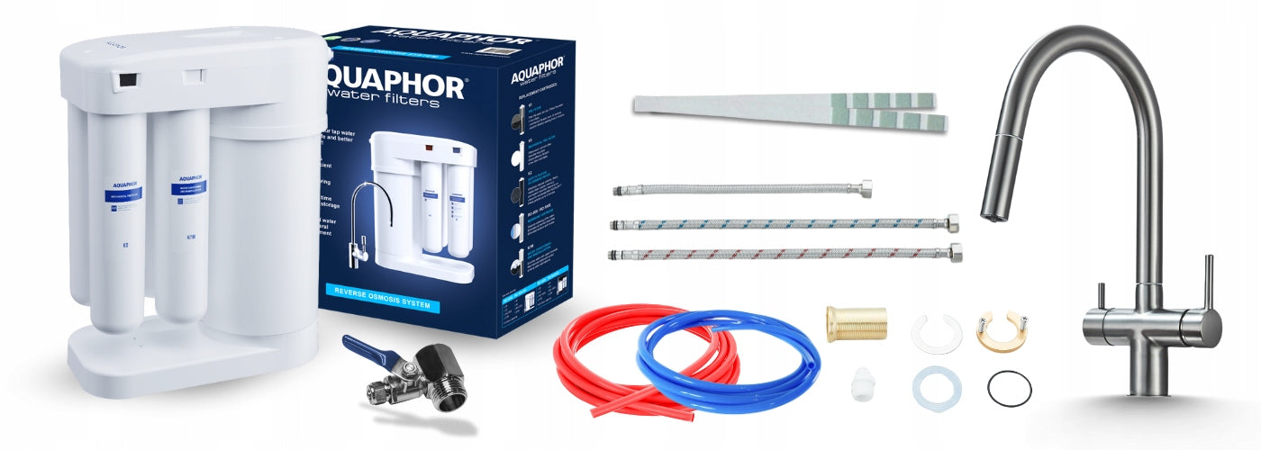 REVERSE OSMOSIS WATER FILTER AQUAPHOR MORION THREE WAY BATTERY FOR FILTER Packaging status original