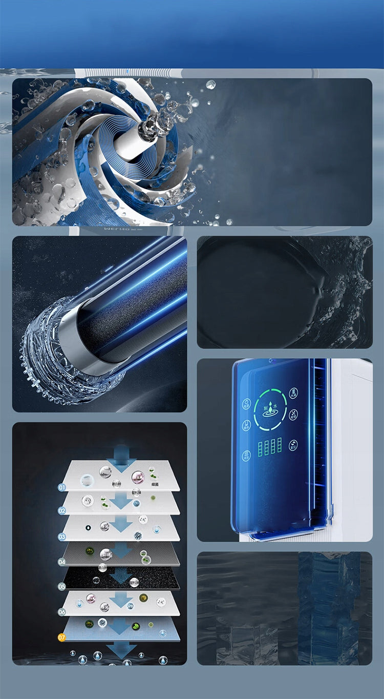 REVERSE OSMOSIS WATER FILTRATION SYSTEM 3 FILTERS 2270 L/24 H DISPLAY Manufacturer code LS-RO-X